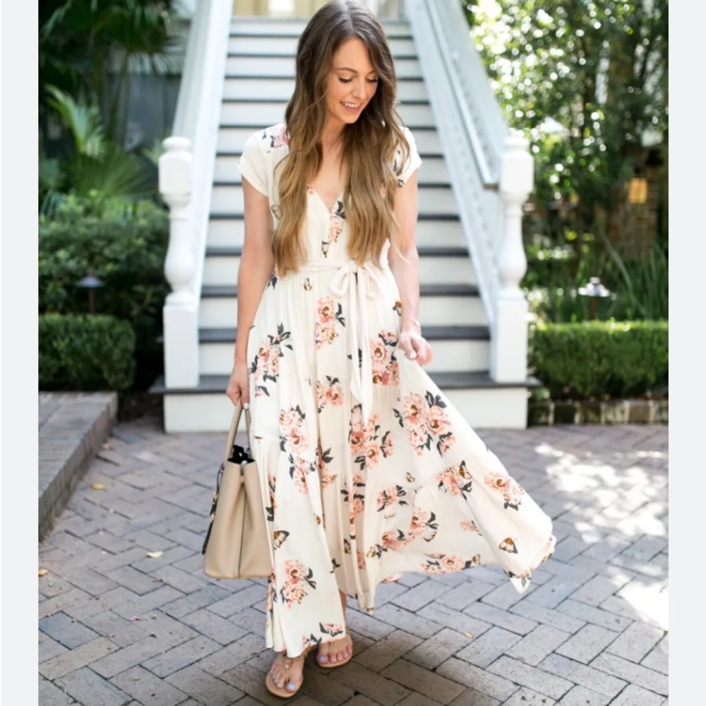 Free people Floral Maxi Dress